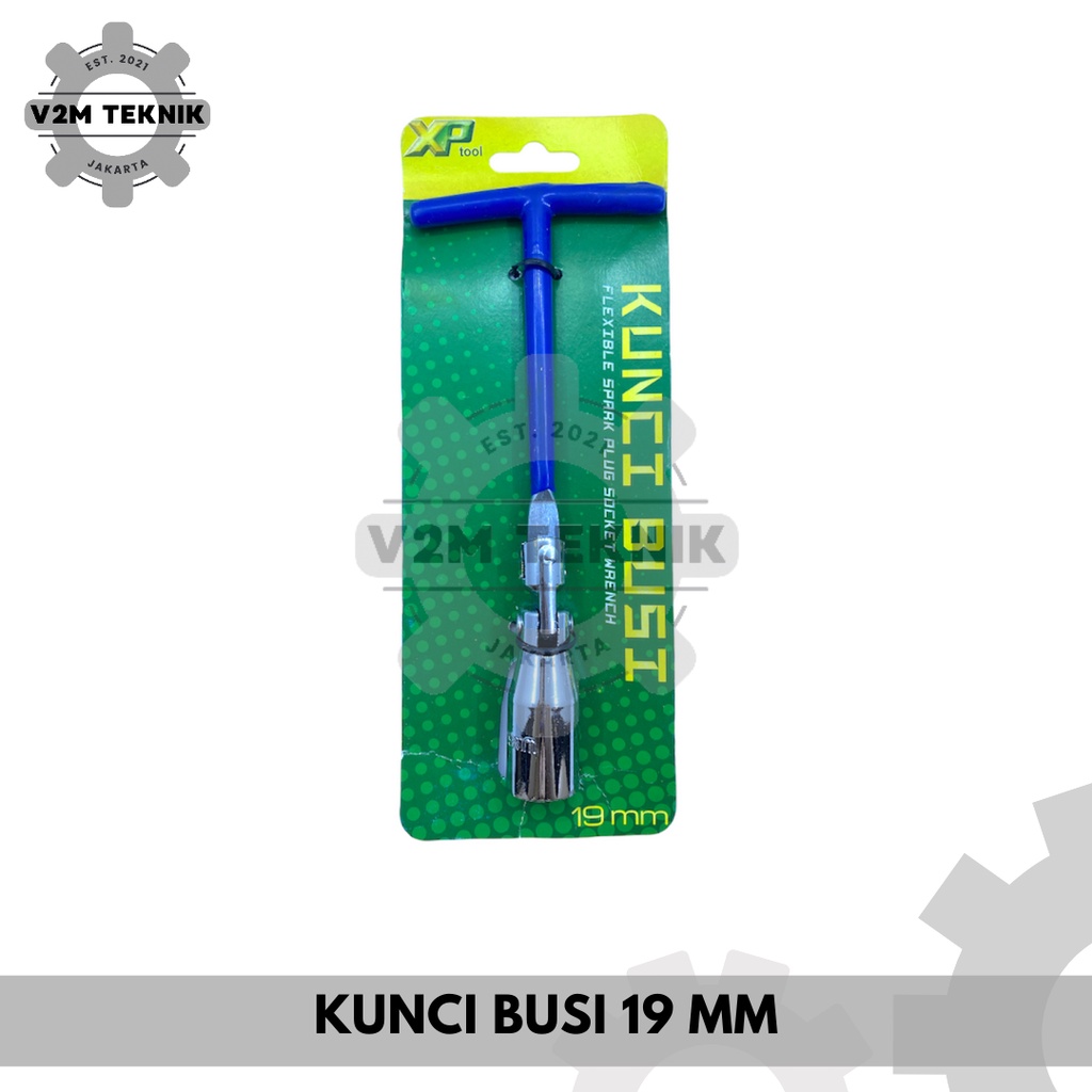 Kunci Busi Model T 19 MM / Kunci Sok Busi Fleksible 19mm / Kunci Busi XP Tool