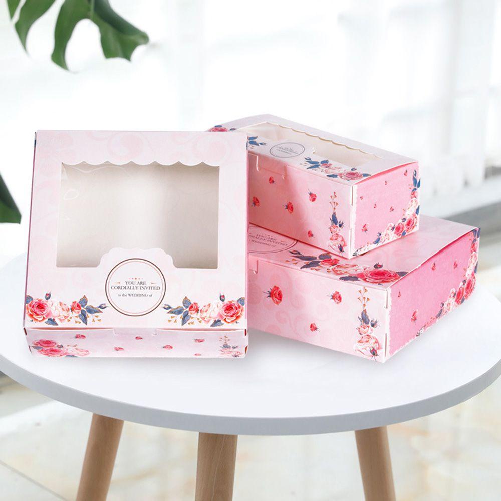 Mxbeauty Mooncake Box Mini Paper Hadiah Kado Warpping Supplies Packaging Box Dekorasi Rumah Kotak Kue