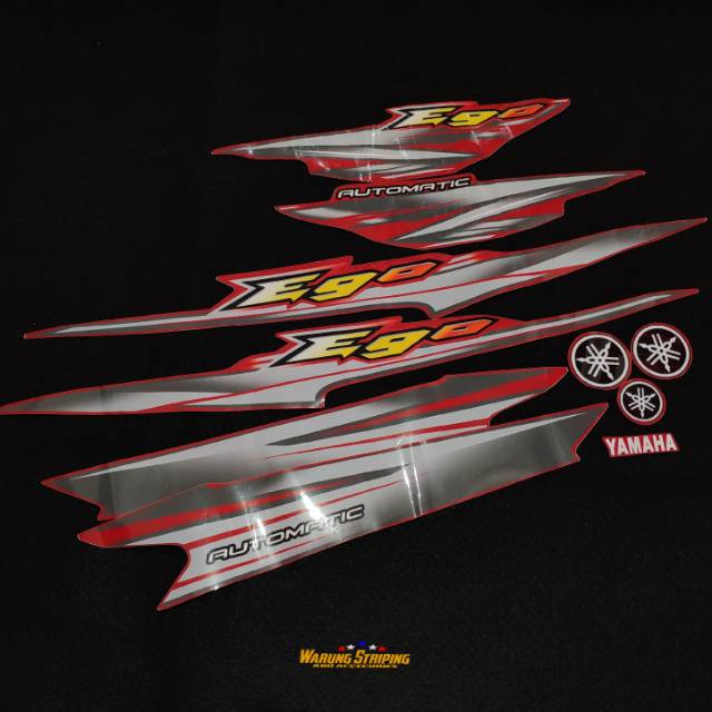 Striping mio sporty model Ego malaysia biru hitam putih merah