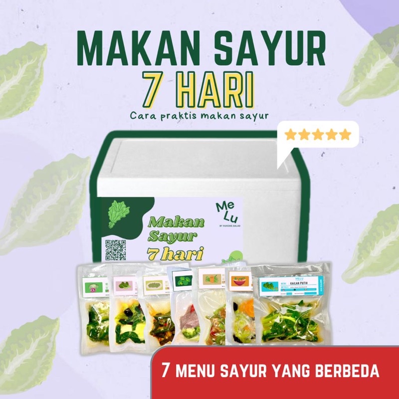 

MELU PAKET MAKAN SAYUR (7 sayur siap saji)