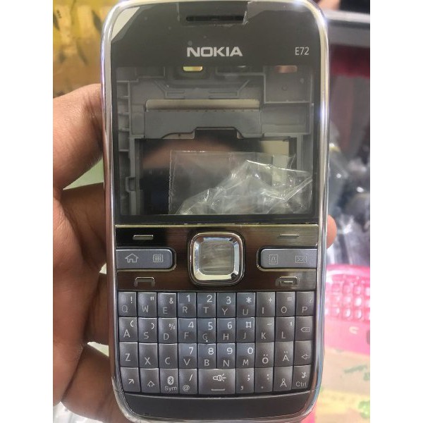 MURAHHH   Casing Nokia Qwerty E72 Fullset Silver Keypad Arab Original Cina