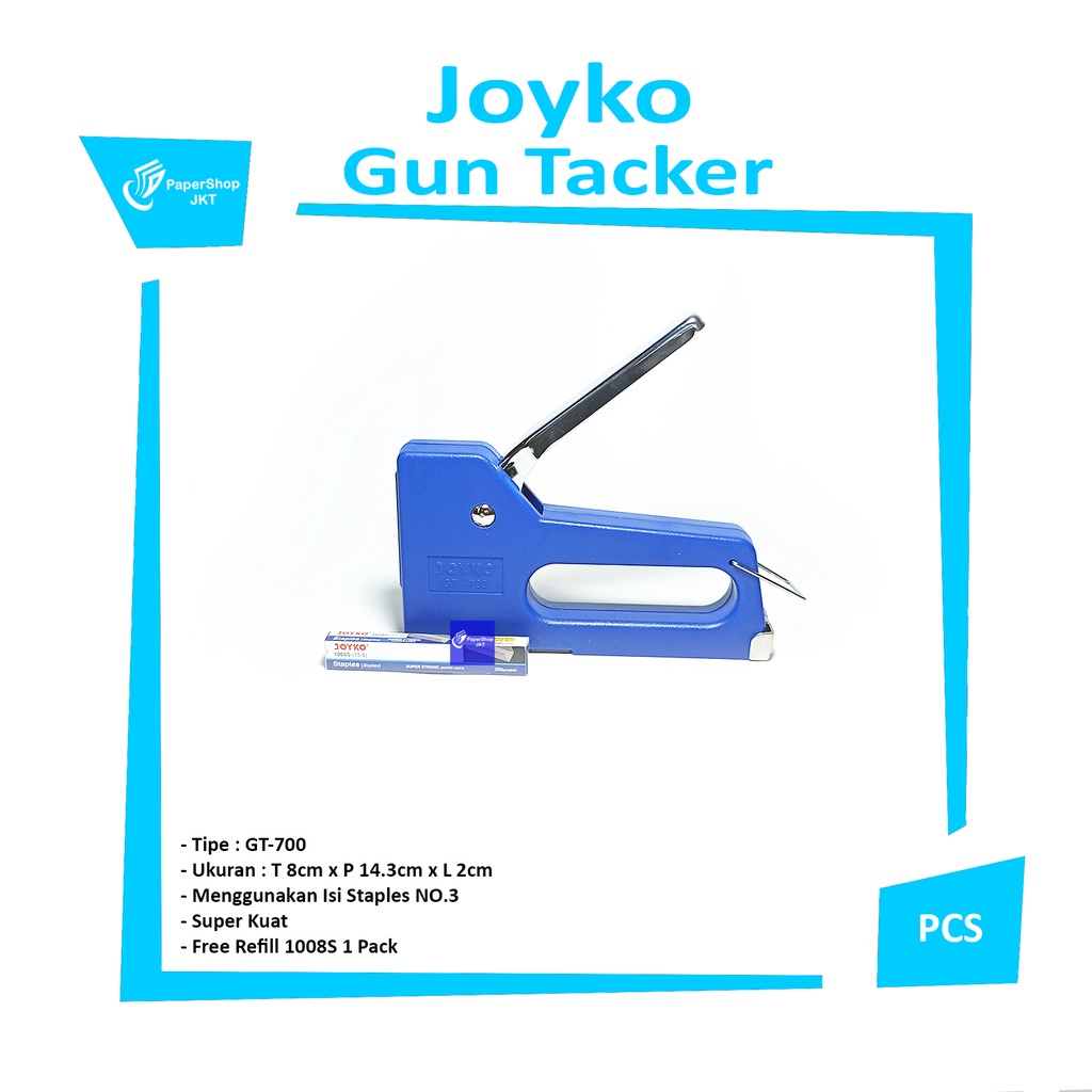 

JOYKO - Gun Tacker GT-700 - Stapler Tembak - Pcs