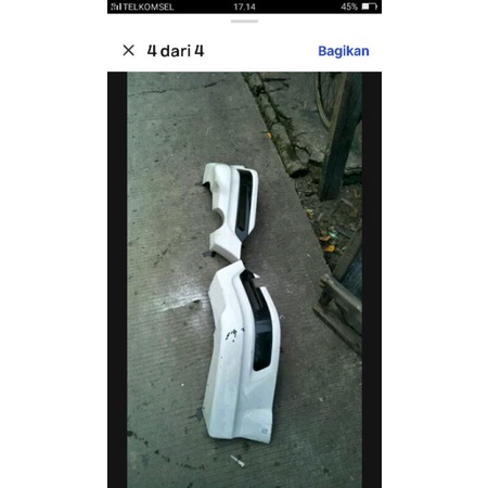 bodykit belakang daihatsu terios 2016-2017 dan bodykit depan rush original