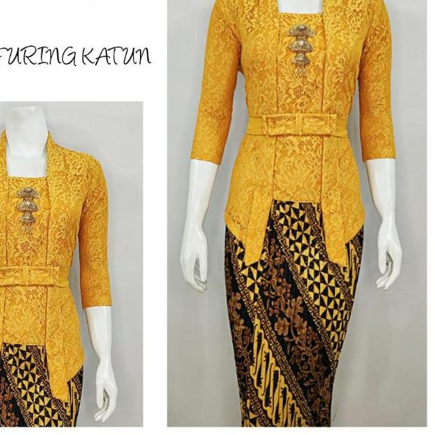 ❊ Indah KEBAYA BROKAT MODERN KUTUBARU LENGAN 7/8 Furing Katun KEBAYA WISUDA KEBAYA KATUN KEBAYA AKAD