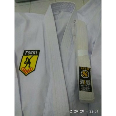 Limited Seragam Baju Pakaian Karate Pemula Senkaido Tegi Uniform Judo Aikido Murah Berkualitas