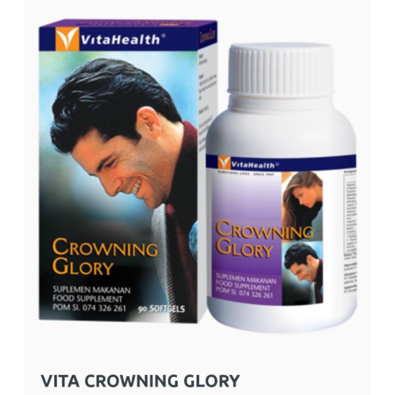 vitahealth crowning glory isi 90 /vitamin rambut