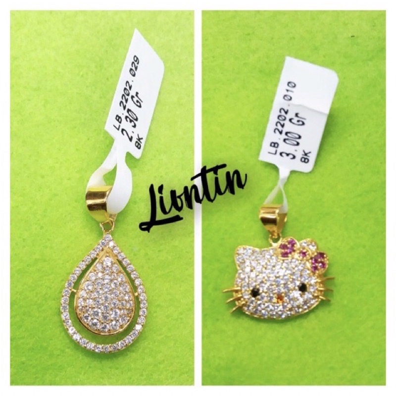 Liontin mata kadar 375/8k fashion cantik