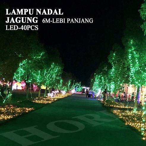 LAMPU NATAL BESAR JAGUNG/LAMPU LAMPU NATAL Lampu tidur Lampu lanskap Lampu TUMBLR LED PREMIUM  LAMPU NATAL JAGUNG/LAMPU TUMBLR/LAMPU HIAS 6M