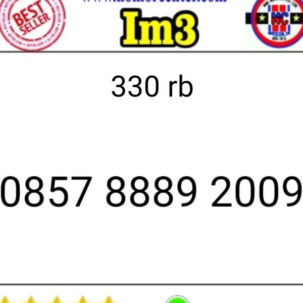 Kartu Perdana IM3 Seri Tahun 2009 - 0857 8889 2009 hoki LRI 527