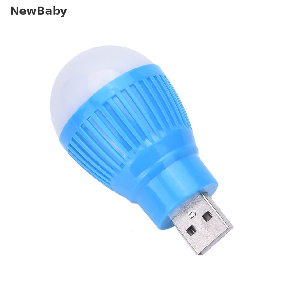 Lampu Bohlam LED USB Mini Portable Warna Putih Untuk Membaca