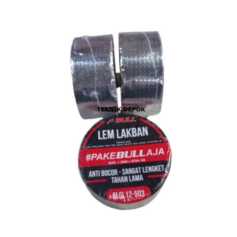 Lem Lakban Bull Anti Bocor 2 Inch x 3 Meter Serbaguna BLGL 12 - 503 Lakban Isolasi Tape Super Kuat P