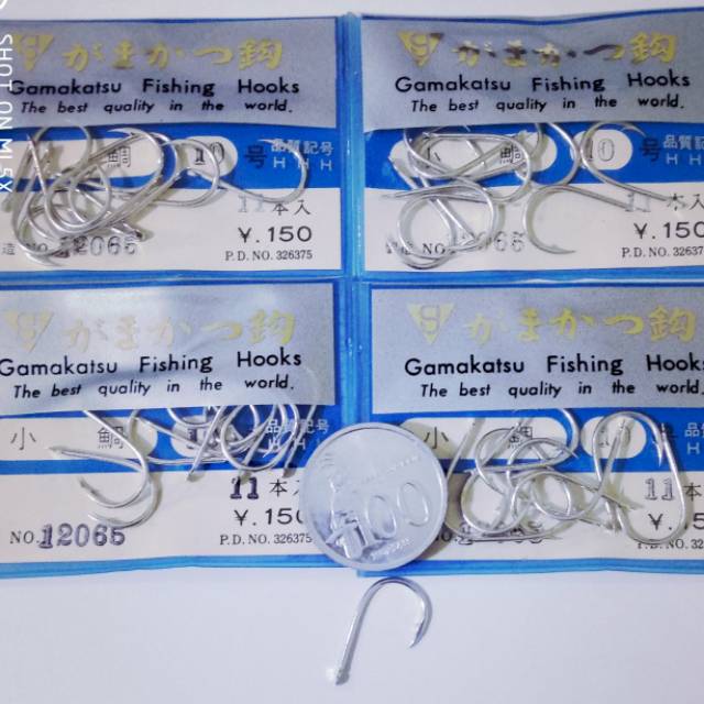 Kail pancing gamakatsu 10