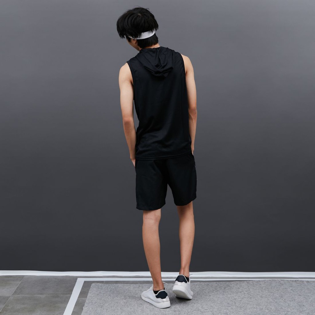 DONSON Sportswear Hoodie Singlet Sleeveless Tank Top Japan Nippon Black