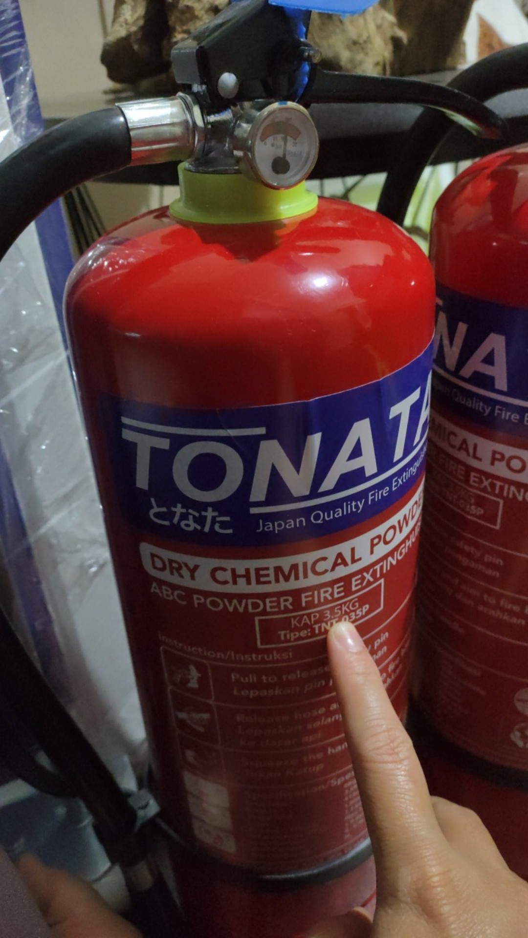 Apar 3.5 Kg Tonata / Abc Powder / Set Komplit