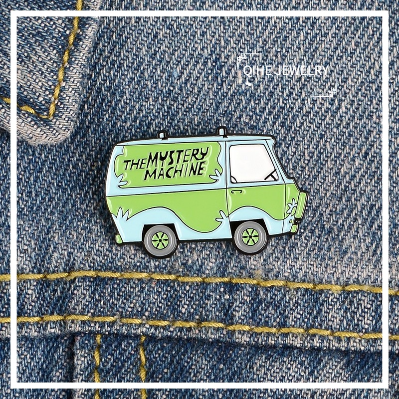 Bros Pin Enamel Desain Kartun Bis Scooby Untuk Hadiah