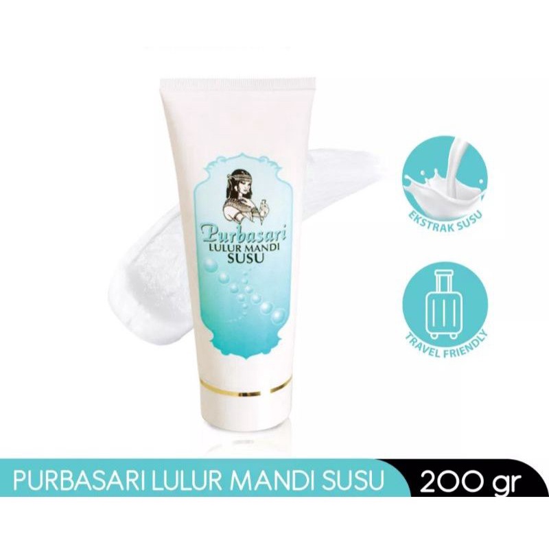 Purbasari Lulur Mandi Susu (Tube) 200gr