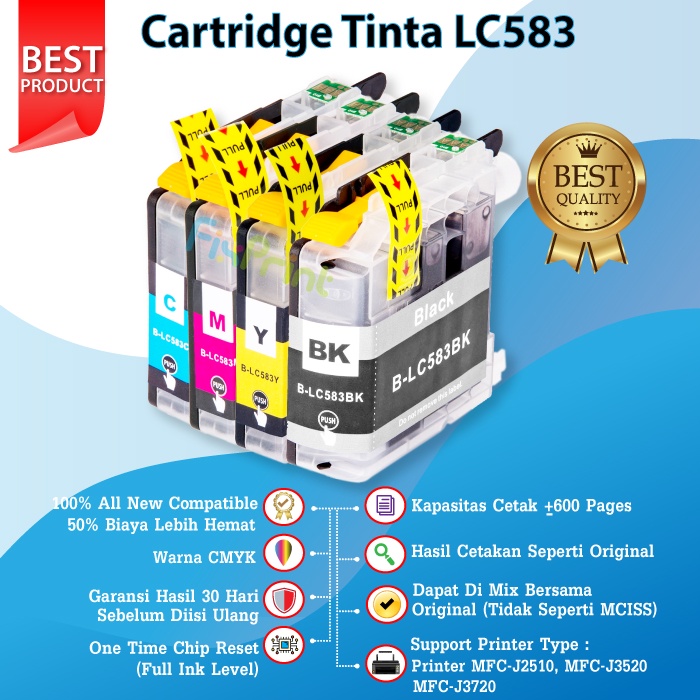 Cartridge Tinta Compatible HP 685 Black Printer 4615 4625 3525 5525