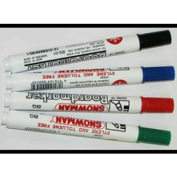 

SPIDOL PAPAN TULIS /WHITEBOARD MARKER BG-12 (SNOWMAN )