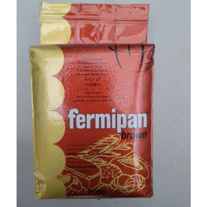 

Fermipan Brown Yeast/ Ragi Fermipan 500 gram