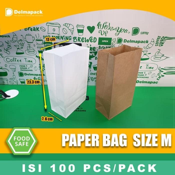 

Goodiebag Paper Bag Kantong Kertas ( M ) / Kantong Roti, Fried Chicken, Snack