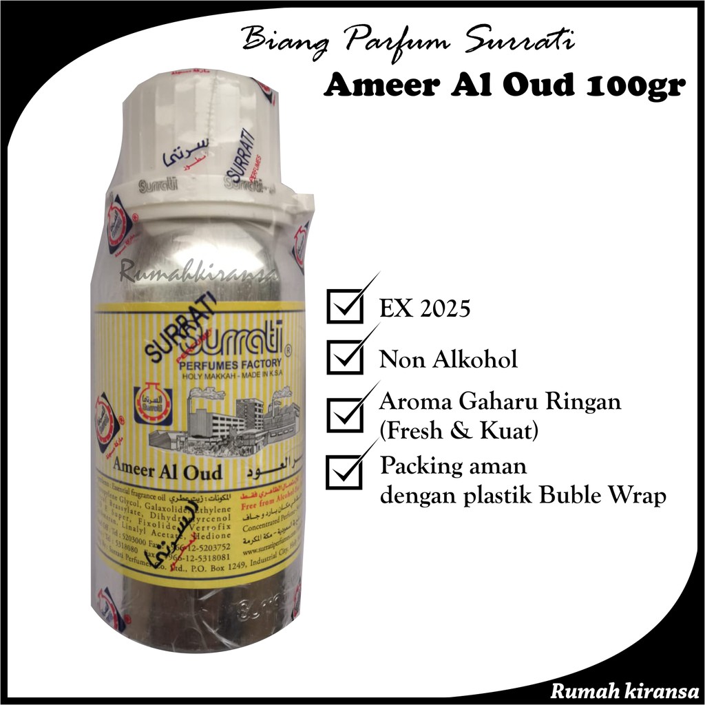 Parfum Surrati Ameer Al Oud 100gram