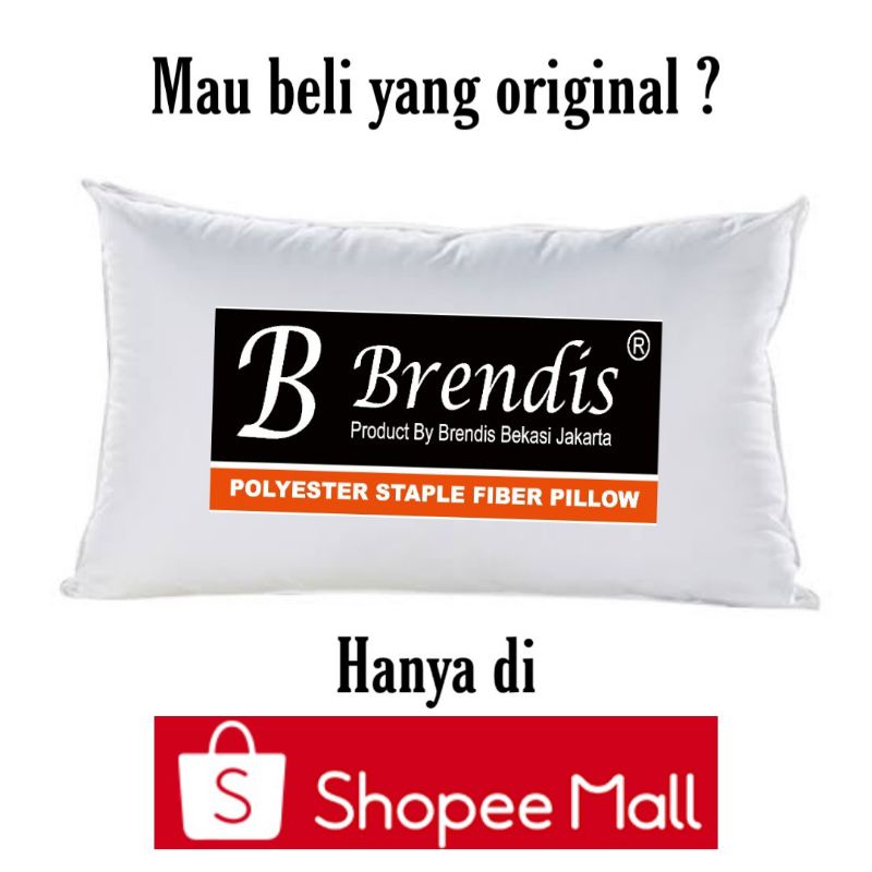 Bantal Brendis Guling Brendis Original Lembut Empuk Mewah Tebal Shopee Mall