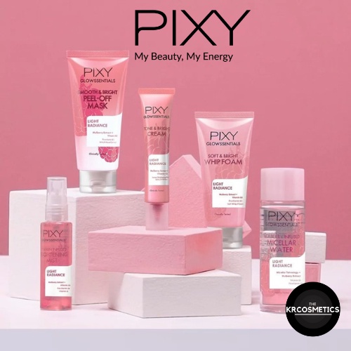 PIXY Glowssentials Light Radiance Series - Micellar Water | Whip Foam I face mist