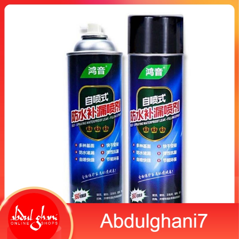 Spray Anti Bocor Waterproof Leak Proof Semprotan Ajaib Multifungsi Penambal Bocor Atap Pipa