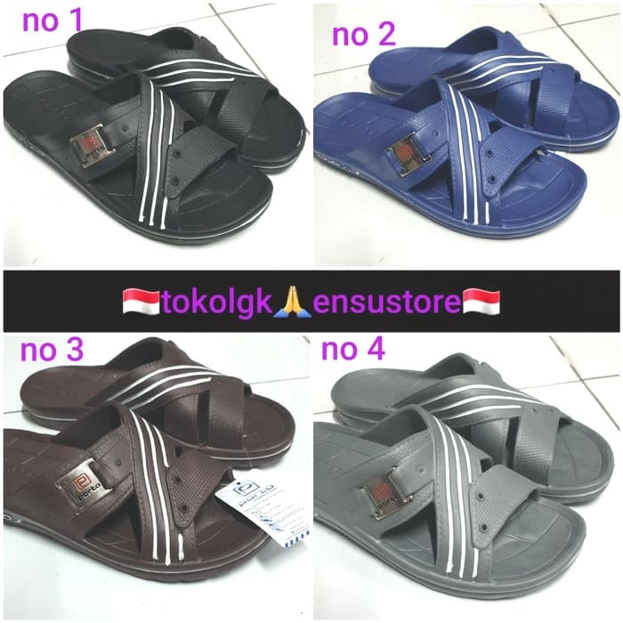 Promo Sandal Porto Original Kokop Murah , Sandal Karet Lentur Ringan Empuk