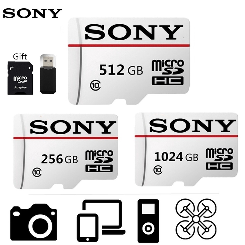 COD / Gift / High Speed Memory Card SDHC SDXC CLASS10 TF Card Capacity 1024GB 512GB 256GB 128GB Micr