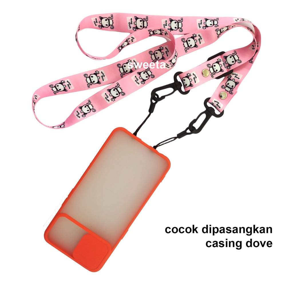 Tali Gantungan Hp Lanyard full Karakter 2 Titik [TIDAK TERMASUK KESING] - Bisa bayar ditempat - sweetacase.id / lanyard gantungan hp leher bisa dibuat selempang / hits 2022 / gantungan hp kalung / gantungan hp  / gantung hp karakter kartun / lucu