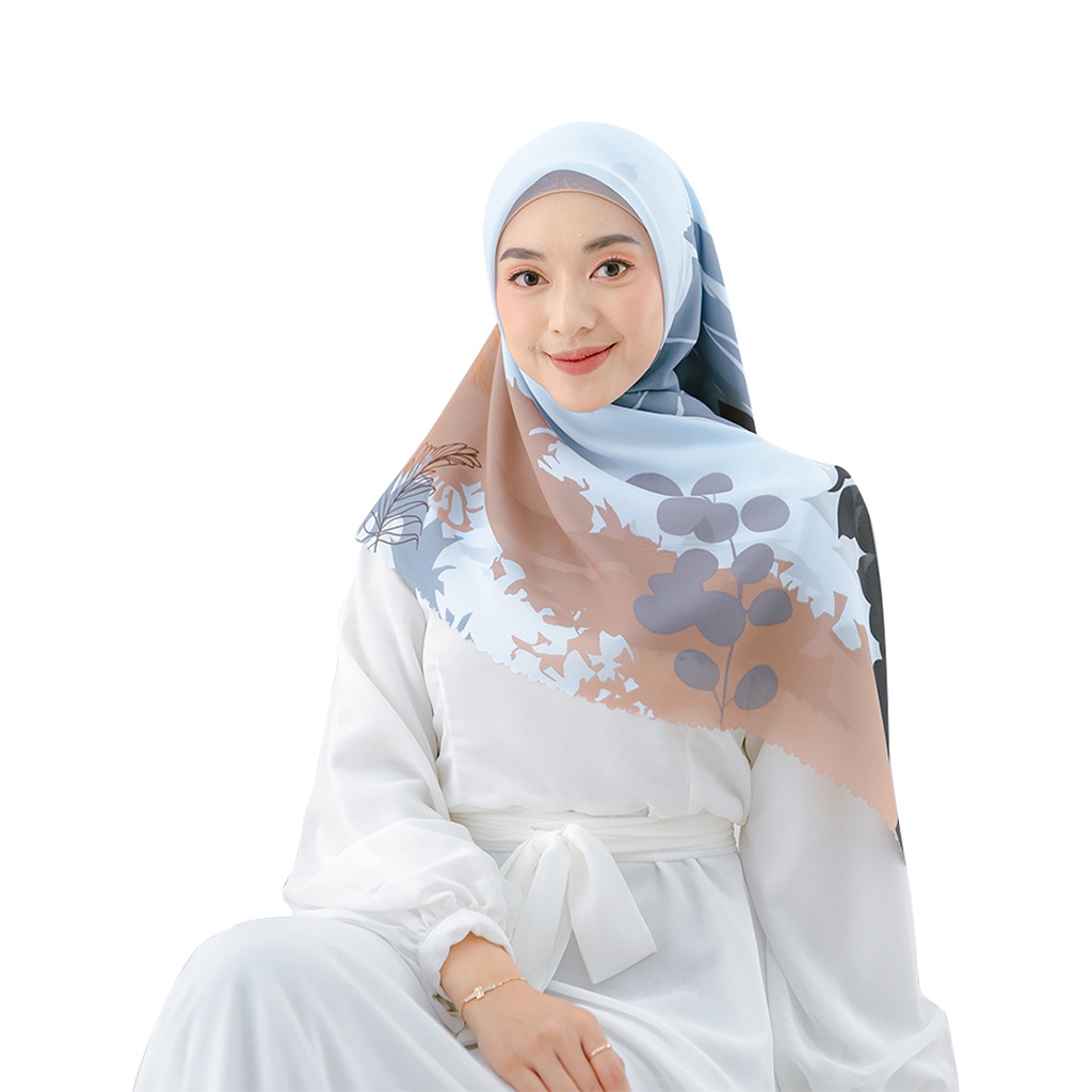 Maula Hijab - Jilbab Segi Empat Motif Potton Premium Quality Motif 6-0