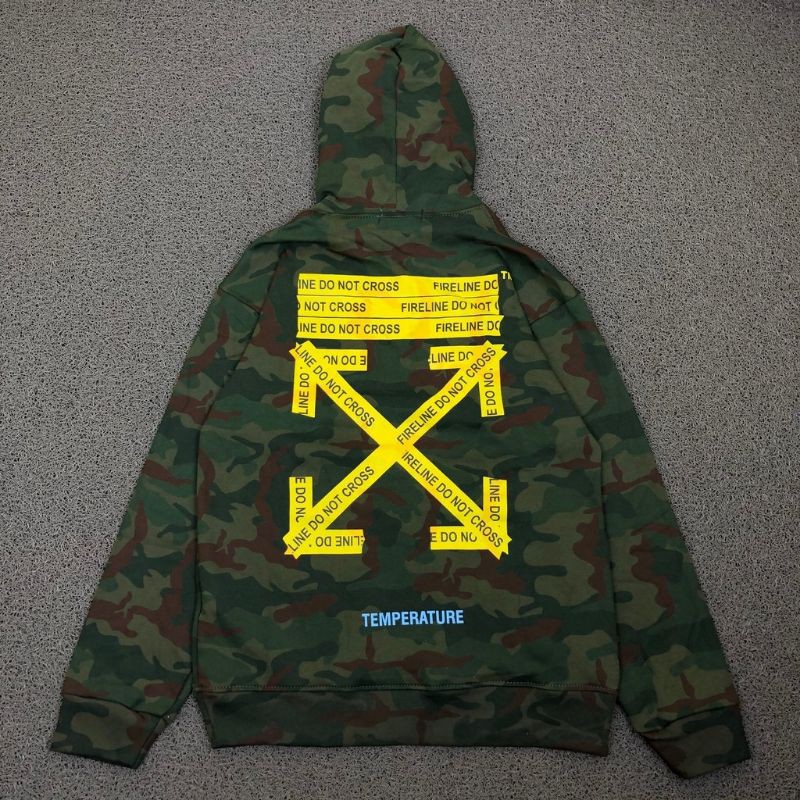 HODDIE OFF WHITE CAMO LINE | OUTERWARE | SWEATER