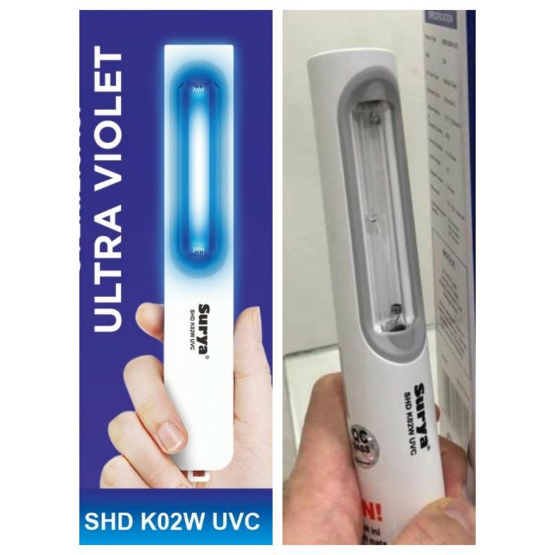 Surya SHD K02W UVC Lampu Disinfektan Sterilizer Virus Bakteri UV