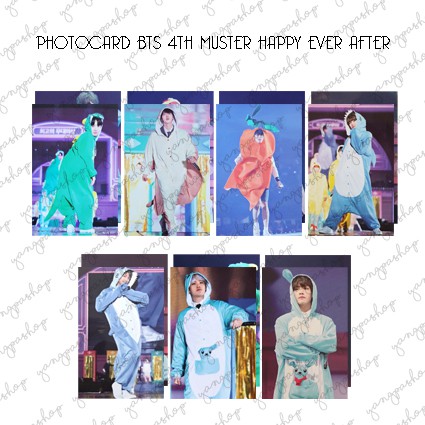 [READY / SET] SET 4TH MUSTER HAPPY EVER AFTER BTSN PHOTOCARD FAN MADE UNOFFICIAL YANGPASHOP JUNGKOOK