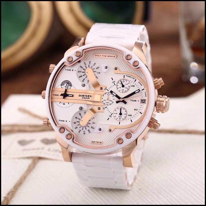 Jam Tangan Pria Merk Diesel Gozilla Type Dz 7312 / Dz7312 Free Yes