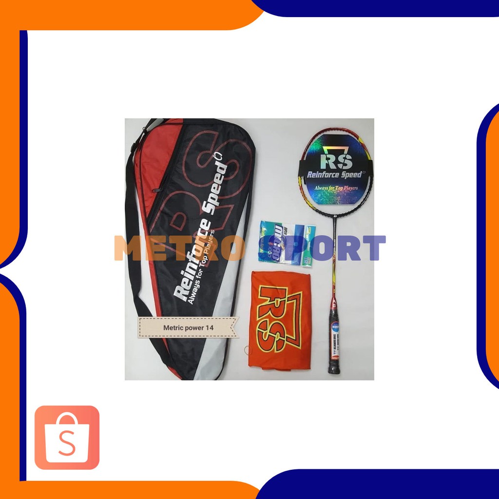 RAKET BADMINTON - RS METRIC POWER 14 NX - ORIGINAL