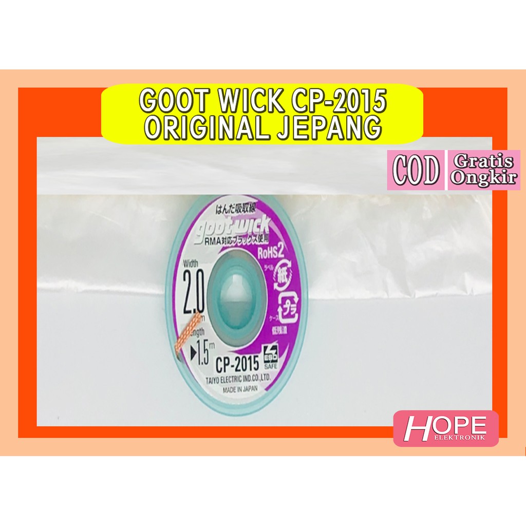 Solder Wick Goot CP 2015 Goot WIck ( Original Jepang )