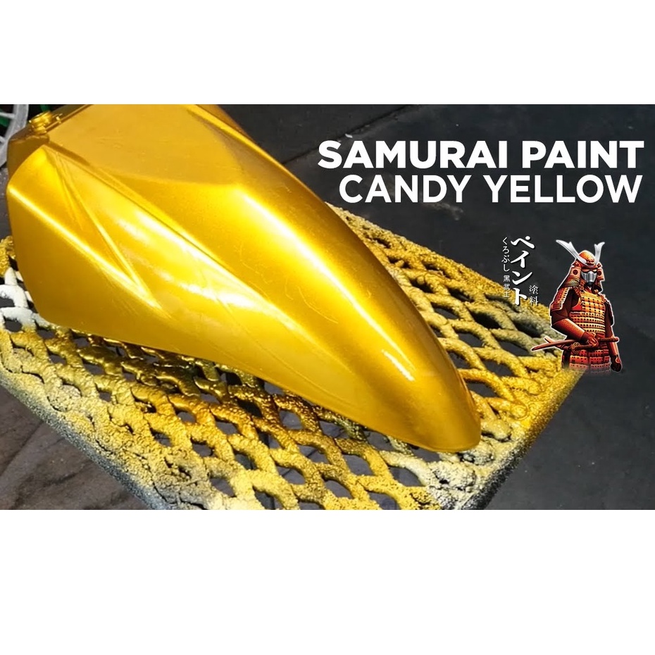 Samurai Paint Kurobushi Cat Semprot Pilox Pilok Candytone Kuning / Candy Yellow (Y016*) 400ml