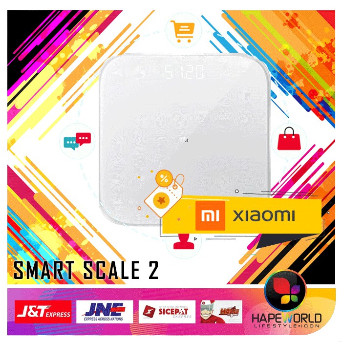 TIMBANGAN DIGITAL XIAOMI - XIAOMI SMART SCALE 2 - 100% ORIGINAL XIAOMI - TIMBANGAN BADAN