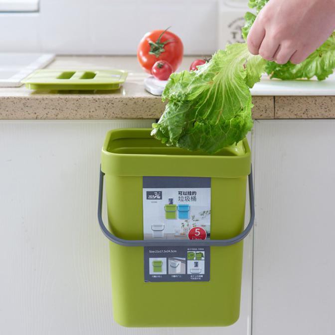Tempat Sampah Model Gantung Dinding Untuk Kamar Mandi/Dapur