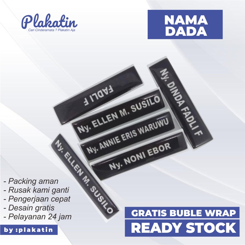 

nama dada akrilik / nama dada instansi / nama dada kepegawaian / nama dada sekolah / nama dada guru / nametag mahasiswa