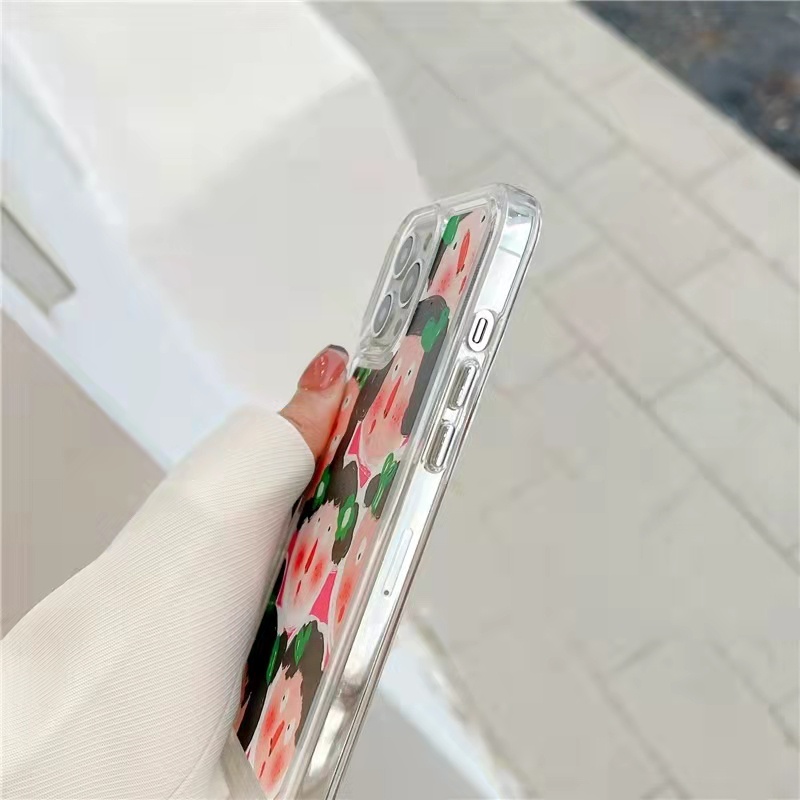 Case Akrilik Transparan 13 Pro 13prm Motif Wanita Lucu Untuk iPhone 11 7Plus 8Plus Xr XS 13 12 Pro Max