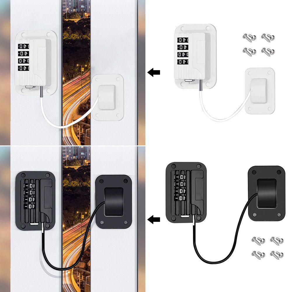 Pineapple Window Safety Lock Jendela Pengaman Anak Kunci Lemari Password Digital