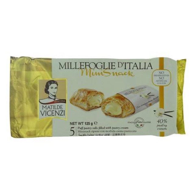 MATILDE VICENZI MILLEFOGLIE D’ITALIA MINI SNACK VANILLA CREAM