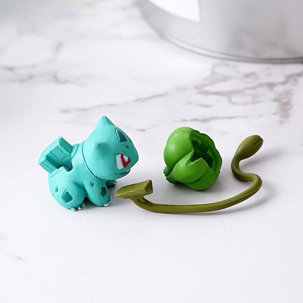 [Elegan] Mainan Model Pokemon Hadiah Natal Charmander Lucu Mainan Anak Bulbasaur Ex Elf Figure Toys