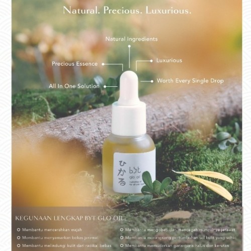 Byt Glo Oil Serum By Byoote Bytglo Gluthathione Original BPOM Halal Suplemen Pemutih Alami Herbal