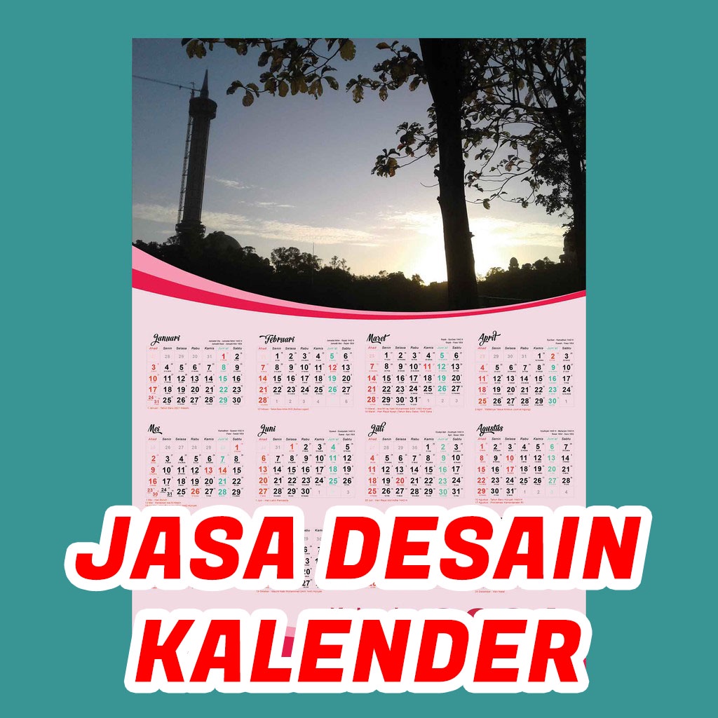 Jasa Desain Kalender Poster