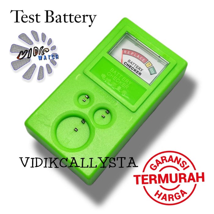Alat test tester baterai alat cek batre microtes batre jam tangan 1.5V 3V