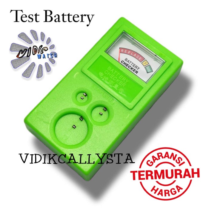 Alat test tester baterai alat cek batre microtes batre jam tangan 1.5V 3V